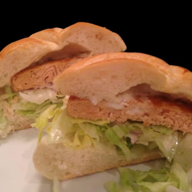Salmon Burger.